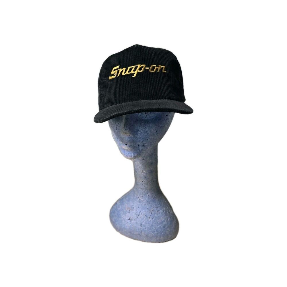 Vintage Snap On Tools Snapback 80s Corduroy Trucker Hat Cap Snap On Tools